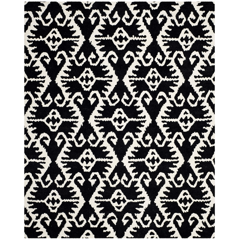 Safavieh Wyndham 8' X 10' Power Loomed Acrylic Rug in Ivory and Brown