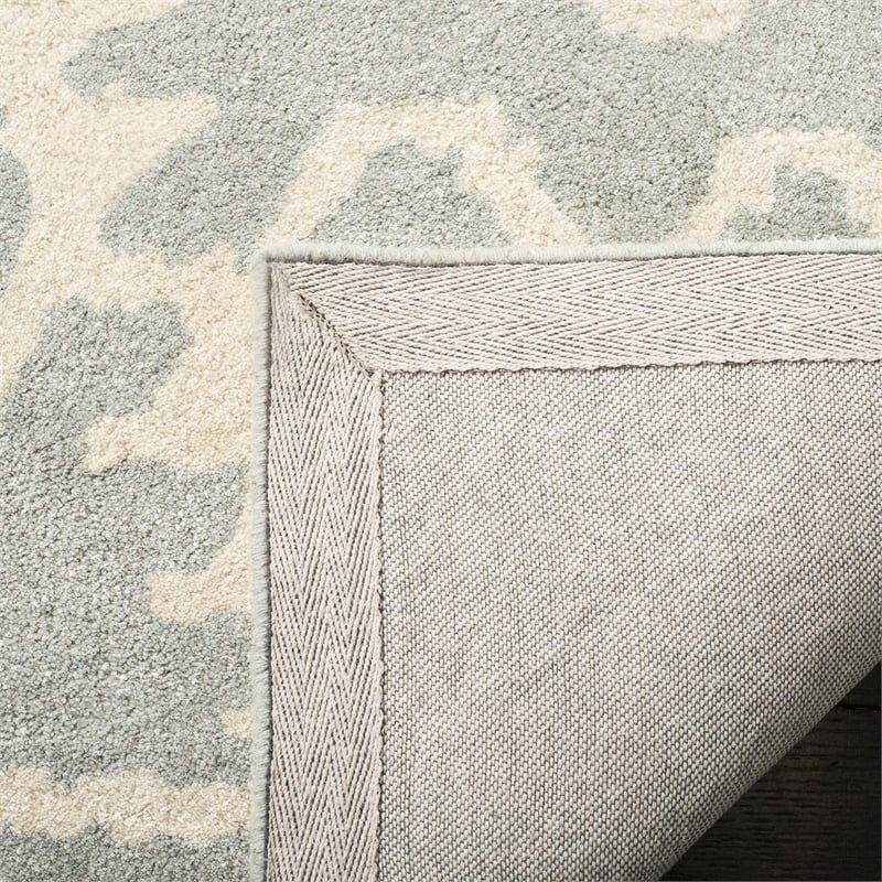 Safavieh Wyndham 10' X 14' Power Loomed Acrylic Rug in Gray and Ivory
