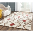 Safavieh Wyndham 2' X 3' Power Loomed Acrylic Rug in Gray and Ivory