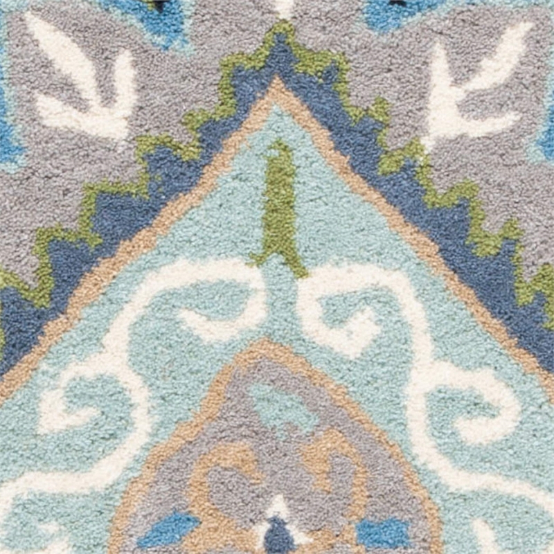 Safavieh Wyndham 10' X 14' Power Loomed Acrylic Rug in Blue