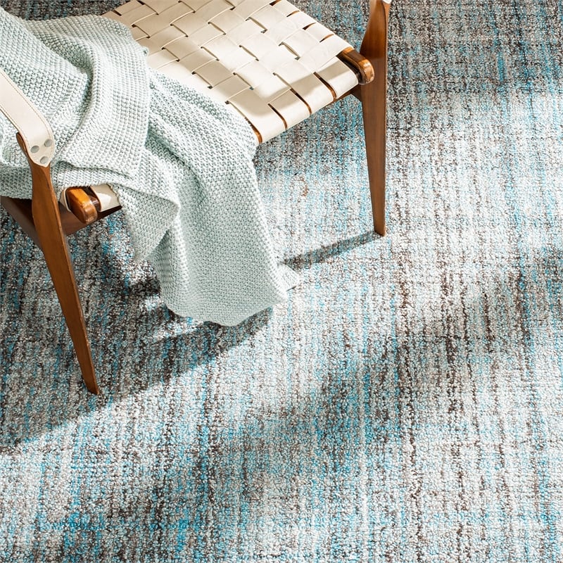 Safavieh Abstract 8' X 10' Hand Tufted Rug in Blue
