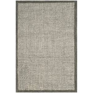 Safavieh Abstract 4' X 6' Hand Tufted Wool Rug in Sage and Ivory