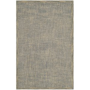 Safavieh Abstract 4' X 6' Hand Tufted Wool Rug in Gold and Gray