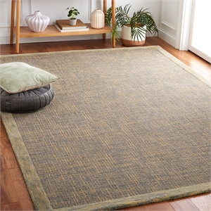 Safavieh Abstract 6' X 9' Hand Tufted Wool Rug in Gold and Gray