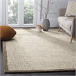 Safavieh Abstract 4' X 6' Hand Tufted Wool Rug in Brown and Ivory