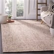 Safavieh Abstract 4' X 6' Hand Tufted Wool Rug in Beige and Rust