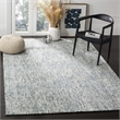 Safavieh Abstract 4' X 6' Hand Tufted Wool Rug in Blue and Charcoal