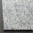 Safavieh Abstract 8' X 10' Hand Tufted Wool Rug in Blue and Charcoal
