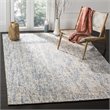 Safavieh Abstract 4' X 6' Hand Tufted Wool Rug in Dark Blue and Rust