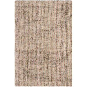 Safavieh Abstract 4' X 6' Hand Tufted Wool Rug in Gold and Blue