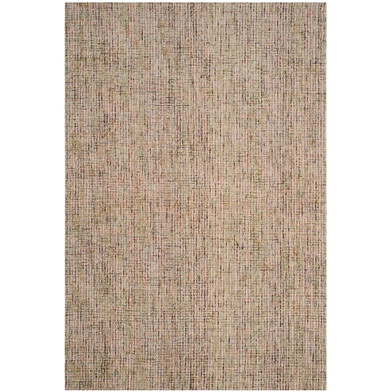 Safavieh Abstract 6' X 9' Hand Tufted Wool Rug in Gold and Blue