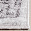 Safavieh Adirondack 8' X 8' Round Rug in Silver and Ivory