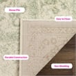 Safavieh Adirondack 8' X 8' Square Rug in Ivory and Sage