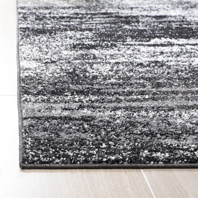 Safavieh Adirondack 10' X 14' Rug in Silver and Black