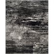 Safavieh Adirondack 8' X 8' Round Rug in Silver and Black