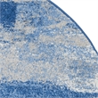 Safavieh Adirondack 8' X 8' Round Rug in Silver and Blue