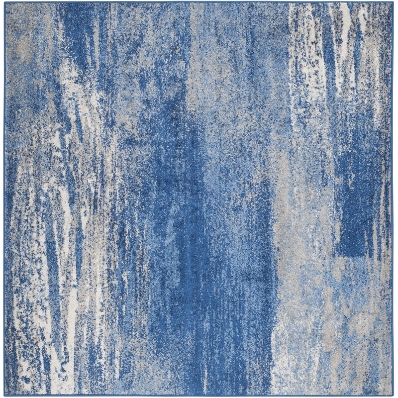 Safavieh Adirondack 8' X 8' Square Rug in Silver and Blue