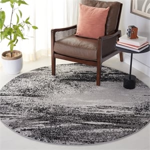 Safavieh Adirondack 8' X 8' Round Rug in Silver
