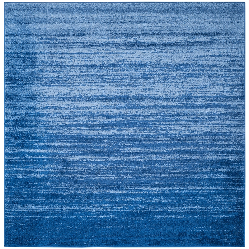 Safavieh Adirondack 4' X 4' Square Rug in Light Blue and Dark Blue