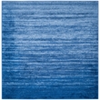 Safavieh Adirondack 4' X 4' Square Rug in Light Blue and Dark Blue