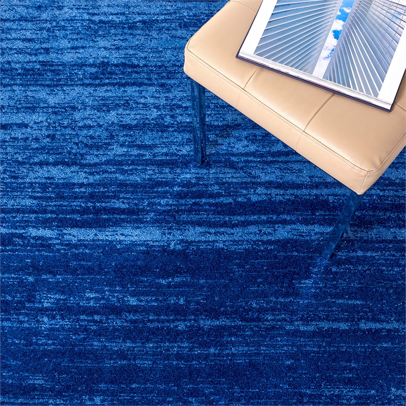 Safavieh Adirondack 4' X 4' Square Rug in Light Blue and Dark Blue