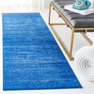 Safavieh Adirondack 8' X 8' Round Rug in Light Blue and Dark Blue