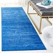 Safavieh Adirondack 8' X 8' Round Rug in Light Blue and Dark Blue
