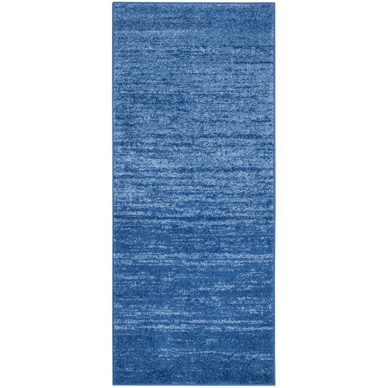 Safavieh Adirondack 8' X 8' Round Rug in Light Blue and Dark Blue