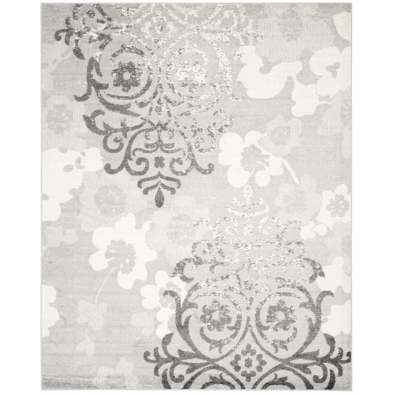 Safavieh Adirondack 12' X 18' Rug in Silver and Ivory