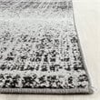 Safavieh Adirondack 4' X 4' Round Rug in Silver and Black