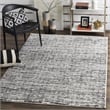 Safavieh Adirondack 4' X 4' Square Rug in Black and Silver