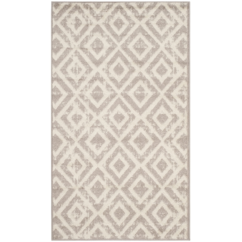 Safavieh Amsterdam 3' X 5' Rug in Ivory and Mauve
