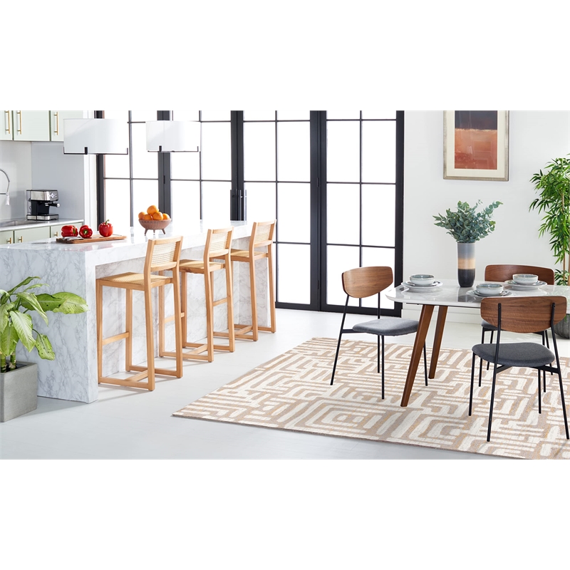 Safavieh Amsterdam 8' X 10' Rug in Ivory and Mauve