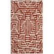 Safavieh Amsterdam 3' X 5' Rug in Ivory and Terracotta