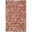 Safavieh Amsterdam 4' X 6' Rug in Ivory and Terracotta