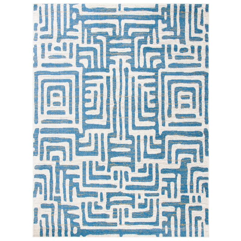 Safavieh Amsterdam 8' X 10' Rug in Ivory and Light Blue