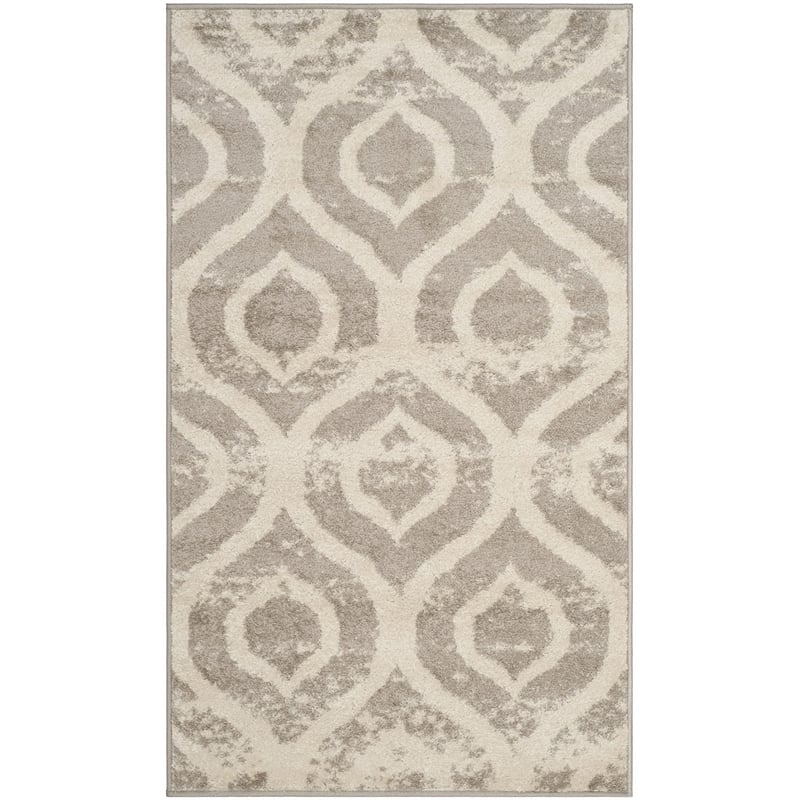 Safavieh Amsterdam 3' X 5' Rug in Ivory and Mauve