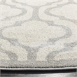 Safavieh Amherst 7' X 7' Round Rug in Ivory and Light Gray