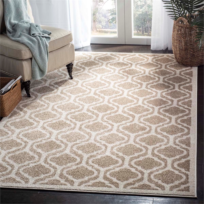 Safavieh Amherst 5' X 8' Rug in Wheat and Beige