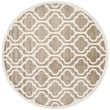 Safavieh Amherst 7' X 7' Round Rug in Wheat and Beige