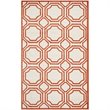 Safavieh Amherst 5' X 5' Square Rug in Ivory and Orange