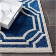Safavieh Amherst 10' X 14' Rug in Navy and Ivory