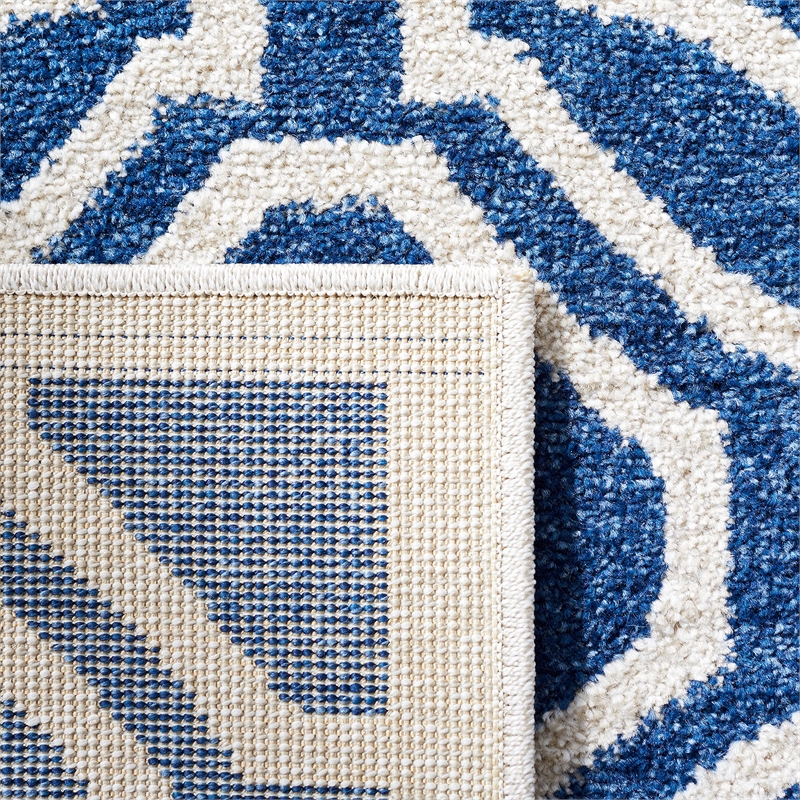 Safavieh Amherst 10' X 14' Rug in Navy and Ivory