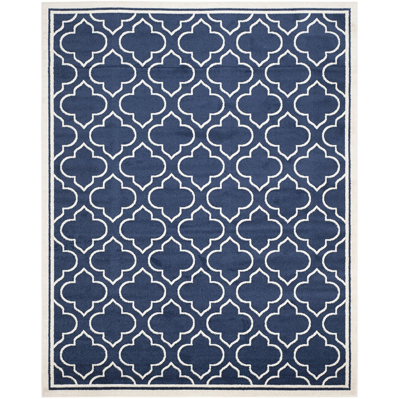 Safavieh Amherst 11' X 16' Rug in Navy and Ivory