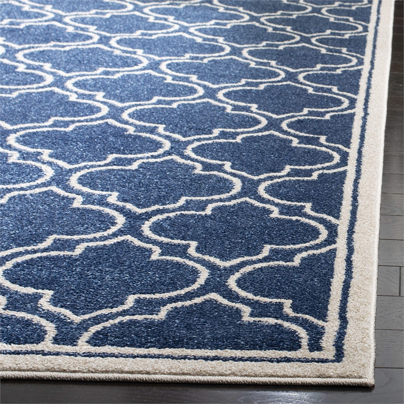 Safavieh Amherst 11' X 16' Rug in Navy and Ivory