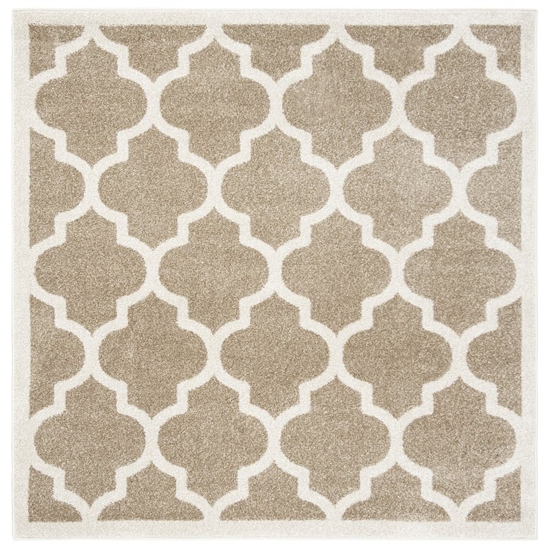Safavieh Amherst 5' X 5' Square Rug in Wheat and Beige