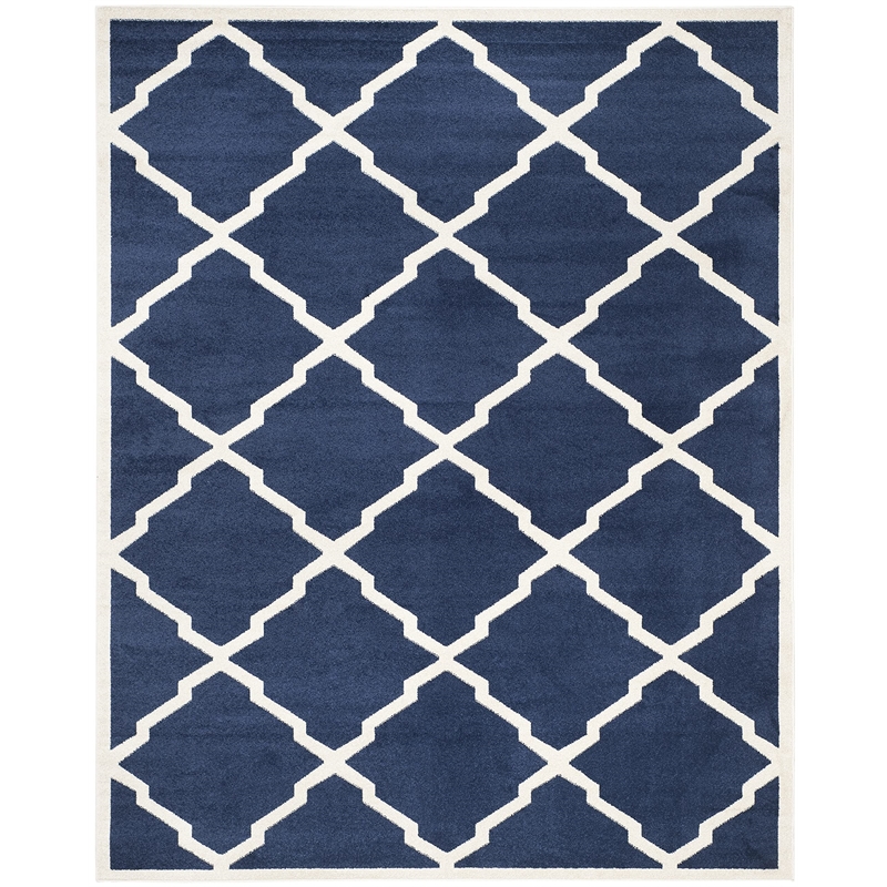 Safavieh Amherst 10' X 14' Rug in Navy and Beige