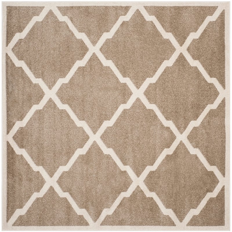 Safavieh Amherst 9' X 9' Square Rug in Wheat and Beige