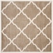 Safavieh Amherst 9' X 9' Square Rug in Wheat and Beige