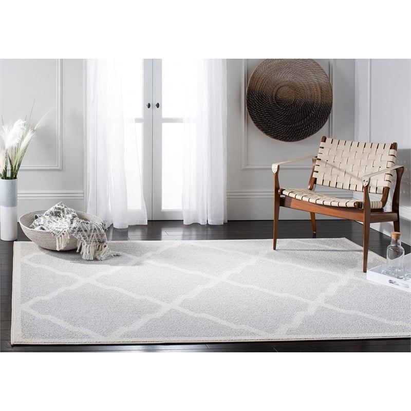 Safavieh Amherst 9' X 9' Square Rug in Wheat and Beige